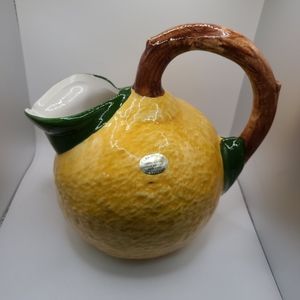 Lemon Lemonade Pitcher Made in Italy